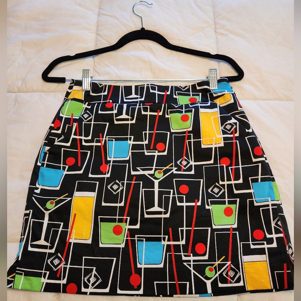 Loudmouth Ladies Happy Hour Golf Skort, Size 0, Only Worn Once